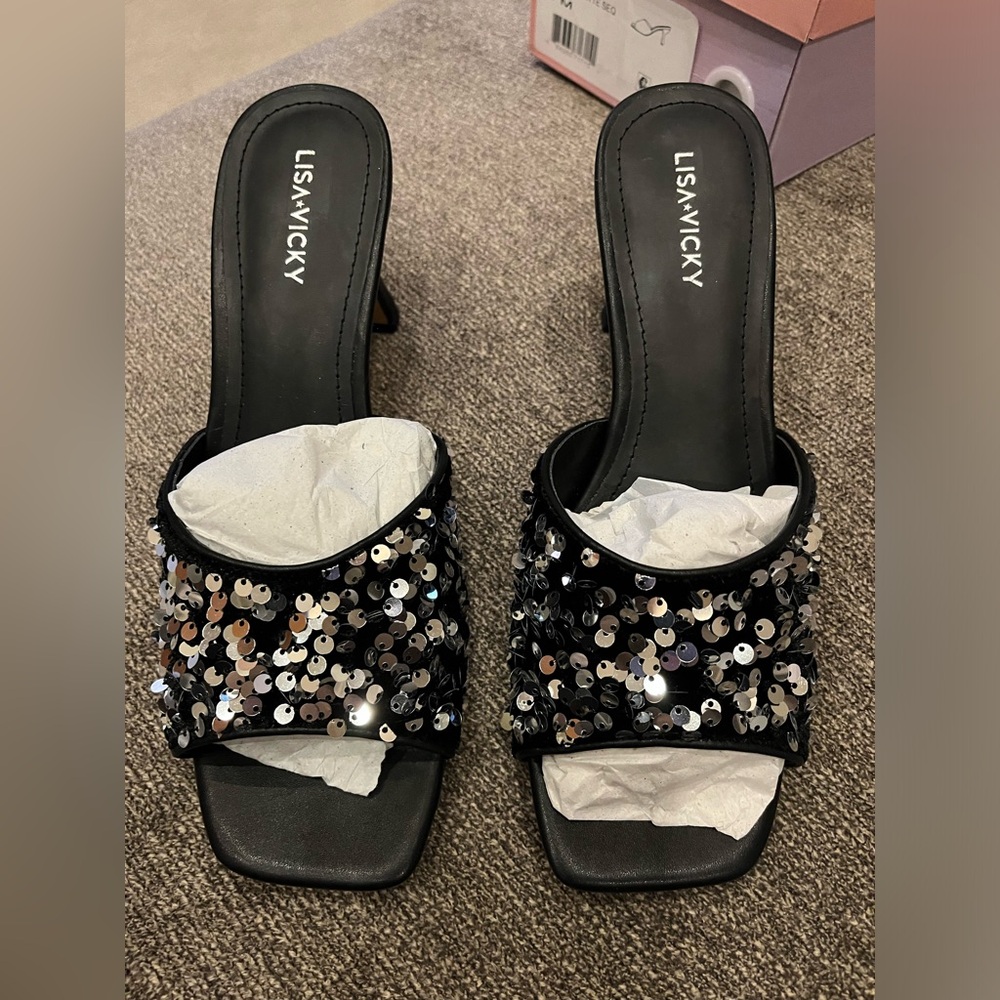 Lisa Vicky Sequin Slip On Shoe